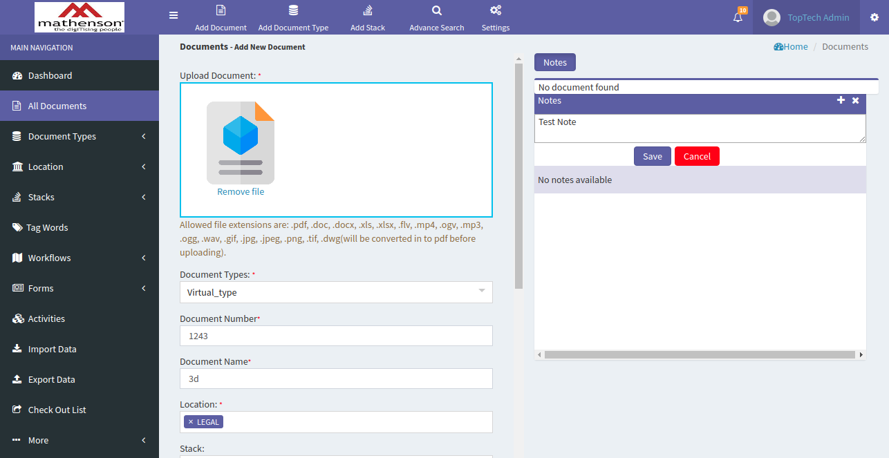 Add Document